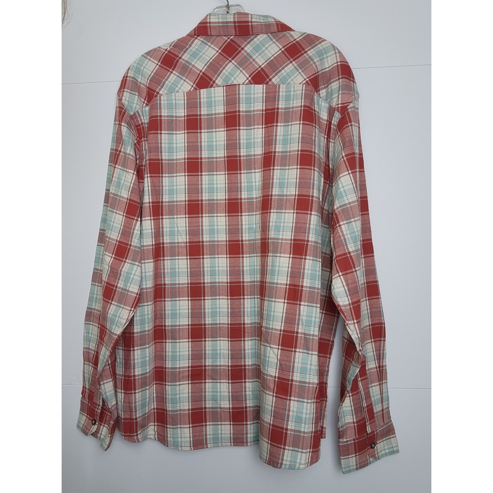 Wrangler Five Star Premium Mens XL Red Blue Plaid Western Button Down‎ Shirt NWT - Picture 5 of 6